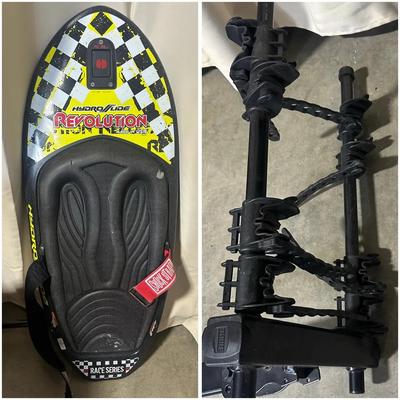 Hydroslide Revolution kneeboard & Thule Parkway Car Bike Rack