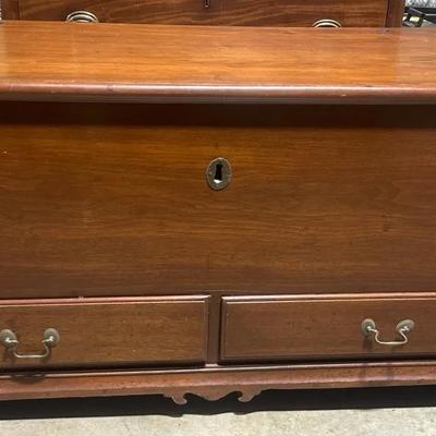 Antique Two Drawer Blanket Chest