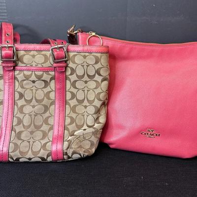 Two COACH Shoulder Bags