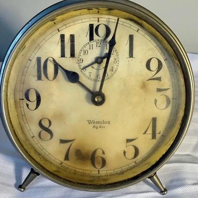 Antique Big Ben Westclox Alarm Clock 