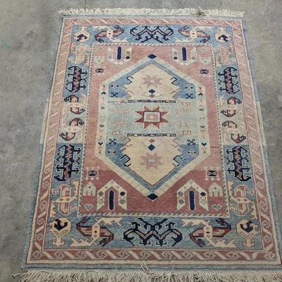 5'9" x 4'8" Turkish Simay Wool Rug