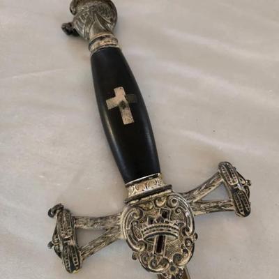 Vintage Masonic Knights Templar Sword & Sheath