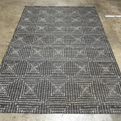 10’2” by 7’ Project 62 Diamond Pixel Outdoor/Indoor Rug
