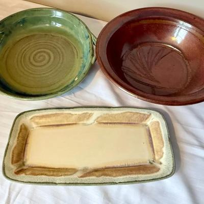 Artist Signed Pottery Pieces 