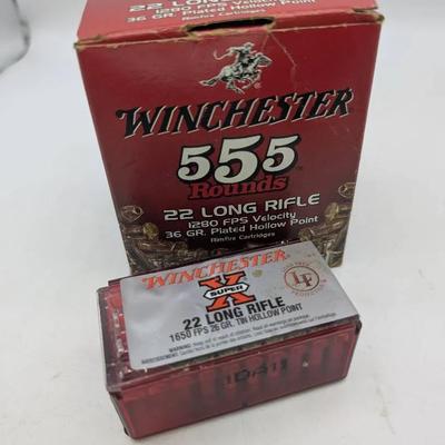 Group Of .22 Long Rifle Ammunition 