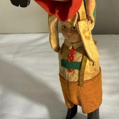 Antique Schuco Tiroler Tanzpaar Mechanical Toy