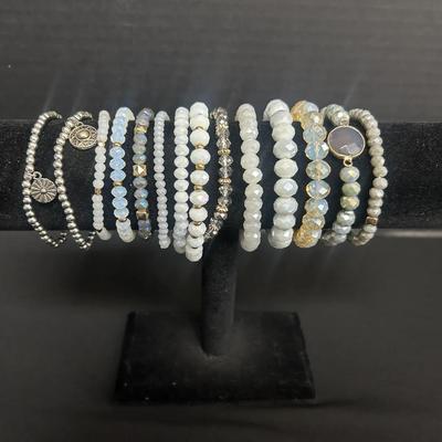 Stretchy Rhinestone Bracelets ( 14 Count )