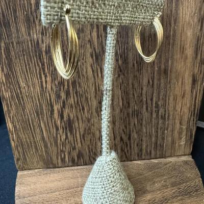 14K Gold Hoop Earrings