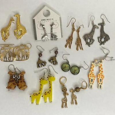 Giraffe Earring Collection