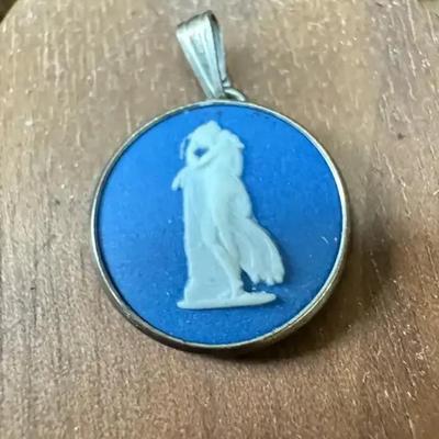 Sterling Silver Wedgwood Pendant