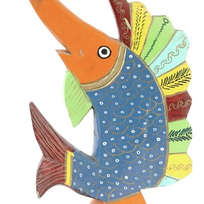 Hand-Painted Oaxacan Alebrije Fish Figurine
