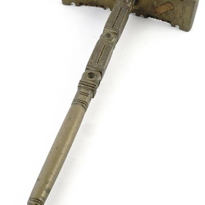 Hand-Forged Moroccan or Tuareg Brass Sugar Hammer