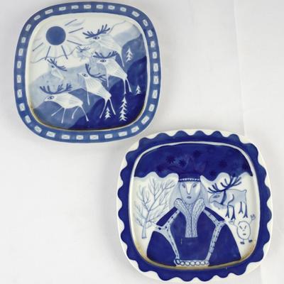 Arabia Finland 'Lapland-themed' Vintage Plates by Anja Juurikkala