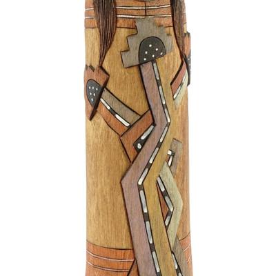 Hand-Carved Hopi Hemis Kachina Vintage Doll with Tablita Headdress
