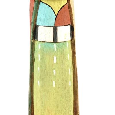 2006 Hand-Carved Hopi "Heoto" Warrior Katsina Doll Signed VJX
