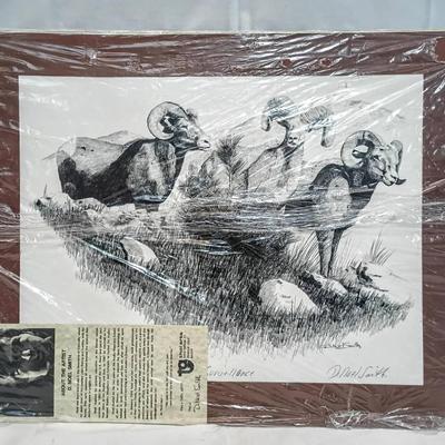 Signed Wildlife Art Print – “Surveillance” by D. Noel Smith