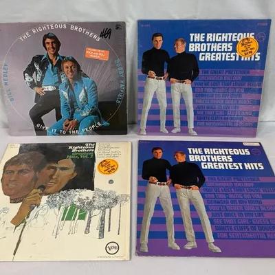 Vintage The Righteous Brothers Vinyl LP Collection - Set of 4