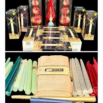 New Solid Brass Electric Candles, Tree Toppers, New Taper Candles and More