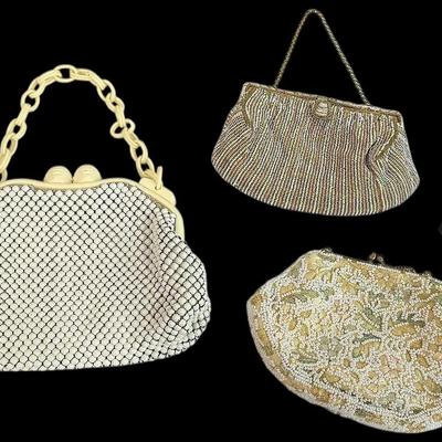 Designer Vintage Evening Bag Collection - Whiting & Davis, Henri Bendel, and Delill