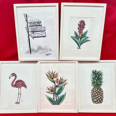 (3) Artworks Signed DaveL + (2) Extra Artworks 