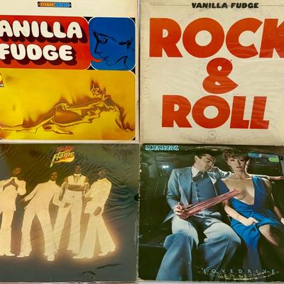 Vintage Rock Albums:  Vanilla Fudge / Slade / Scorpions
