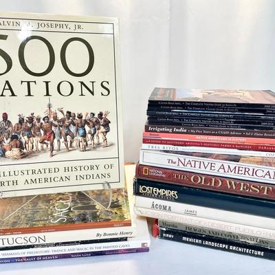 Collection Of Southwest Books - 500 Nations, Another Tucson, National Geographic’s The Old West +
