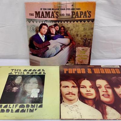 The Mamas & The Papas Vinyl – California Dreamin’, If You Can Believe Your Eyes & Papas & Mamas