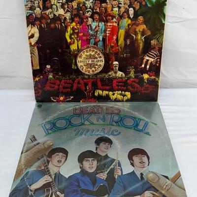 The Beatles LP Lot (2) – Sgt. Pepper’s Lonely Hearts Club Band & Rock ’N’ Roll Music – Gatefolds