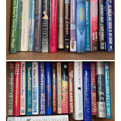30+ Hardbound Books: Novels, Mystery, Reference & More