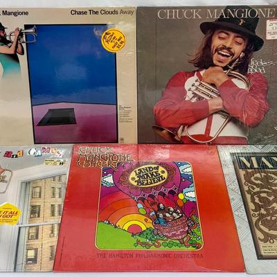 Chuck Mangione Vinyl Lot: Feels So Good, Chase the Clouds Away, Fun & Games, Land of Make Believe +