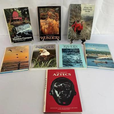 National Geographic Society Hardcover Book Lot (8 Volumes)