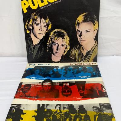 The Police Vinyl LP Lot (2) – Outlandos d’Amour & Synchronicity – Original Pressings (A&M)
