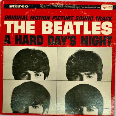 The Beatles – A Hard Day’s Night Original Motion Picture Soundtrack LP (United Artists UAS 6366)