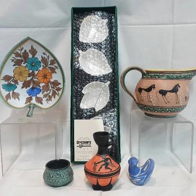Decorative Ceramic & Pottery Assortment – European Folk, Classical, and Artisan Styles