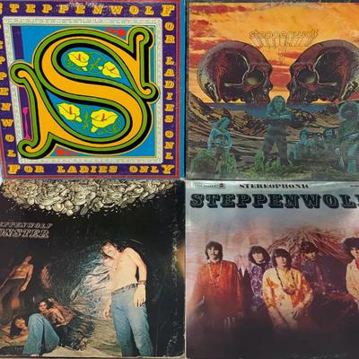 Steppenwolf Vinyl Lot (4) | Dunhill / ABC | Monster • Steppenwolf 7 • For Ladies Only • Self-Titled