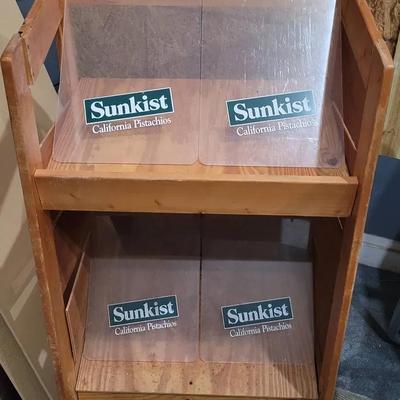Vintage Sunkist California Pistachios Display Rack