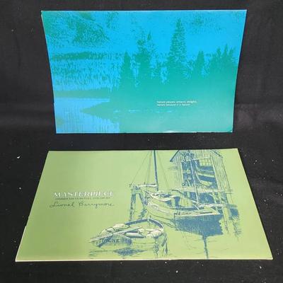2 Sets of Dinner Mats-Masterpiece by Lionel Barrymore & National Parks