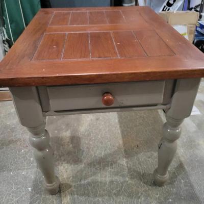 Painted End Table