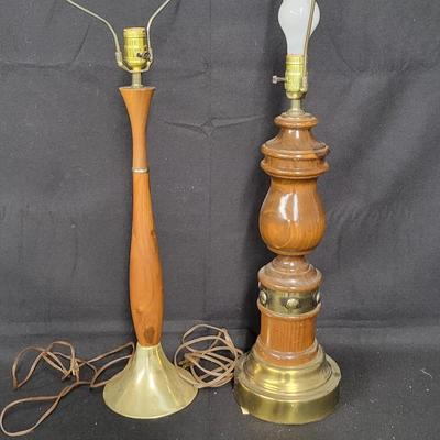 (2) Mid Century Modern Lamps