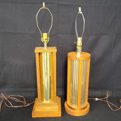 (2) Mid Century Modern Lamps