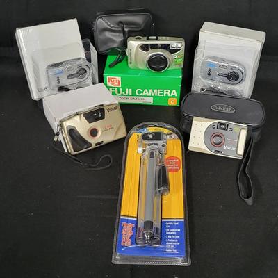 Vintage Cameras: Vivitar, Fuji, Etc