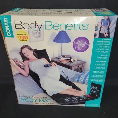 Conair Body Benefits Heated Massaging Body Mat (NEW)