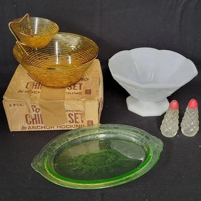 Vintage Glass: Anchor Hocking, Etc