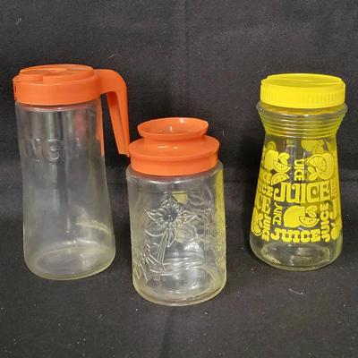 (3) Vintage Glass Containers