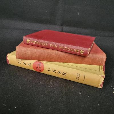 (3) Antique/Vintage Books
