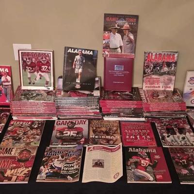 Huge Mystery Collection Of ALABAMA Game Programs, ALABAMA Magazines, SPORTS ILLUSTRATED, Newspapers+