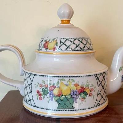 Villeroy & Boch 1748 Basket Germany Teapot #2