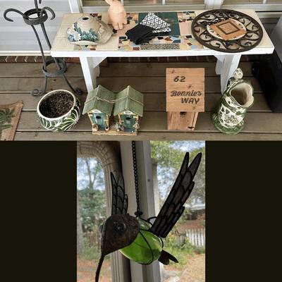 Patio Bench, Decor, Hanging Decor 