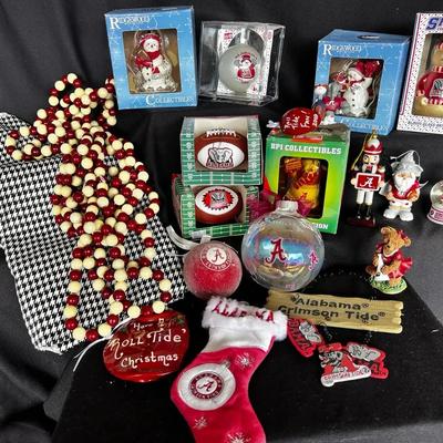 “A Bama Christmas” – University of Alabama Holiday Ornament Collection