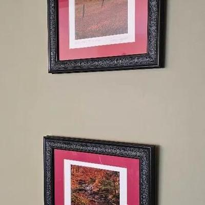 JIM MAYFIELD Framed Signed Photography 'Heart Of The Woodbury' & 'Wild Hills Of Llano'